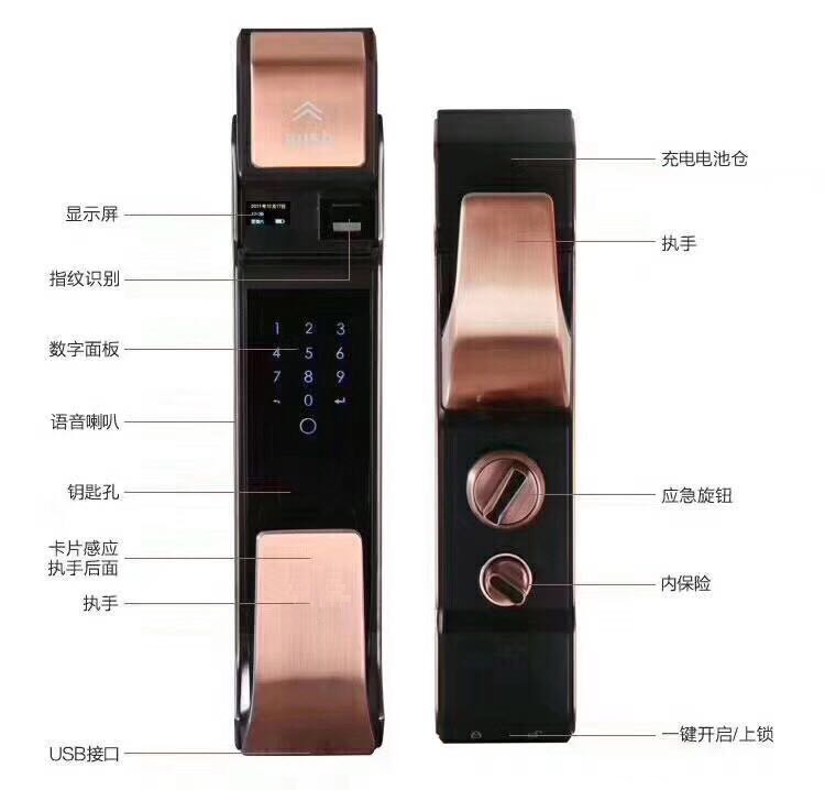 LY-S-Z100 全自(zì)動指紋鎖